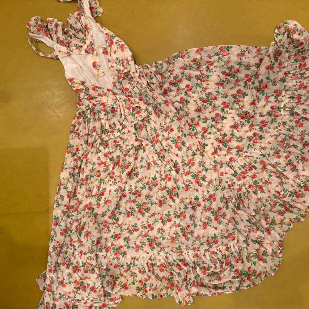 Vintage Floral Sleeveless Dress